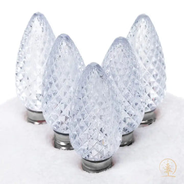 C9 Cool White ProCore LED Christmas Light Bulbs - Christmas Lights