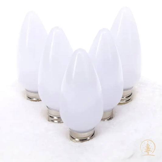 C9 Cool White ProCore LED Christmas Light Bulbs Opaque Pack of 25 - Christmas Lights