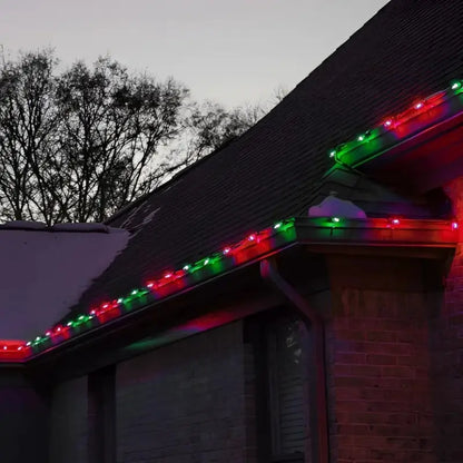 C9 Incandescent Christmas Light Bulbs Green Transparent Pack of 25 - Christmas Lights