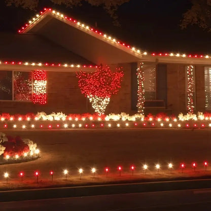 C9 Incandescent Christmas Light Bulbs Red Opaque Pack of 25 - Christmas Lights