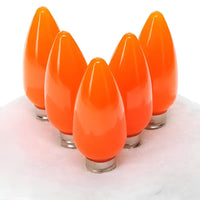 C9 Orange Smooth ProCore® LED Christmas Light Bulbs
