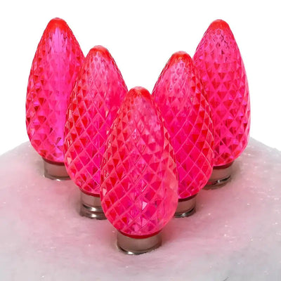 Pink ProCore LED Christmas light bulbs