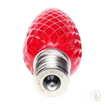 C9 Red ProCore LED Christmas Light Bulbs Faceted Pack of 25 - Christmas Lights