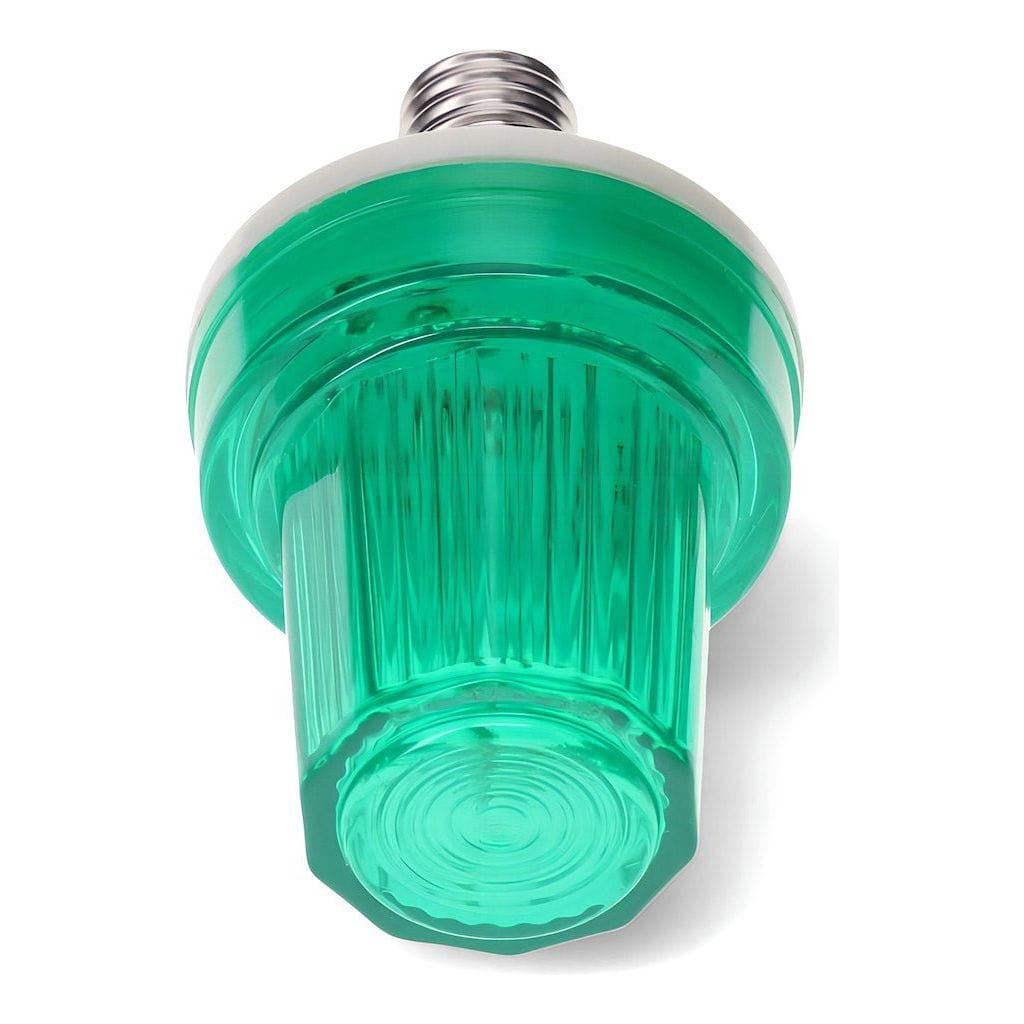 C9 Strobe Light, Green  LED - The Christmas Light Emporium