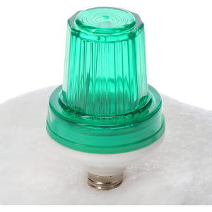C9 Strobe Light, Green, Xenon Incandescent [CLOSEOUT] - The Christmas Light Emporium