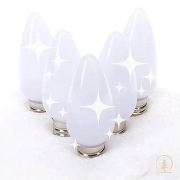 C9 Twinkle Cool White ProCore LED Christmas Light Bulbs Pack of 25 - Christmas Lights