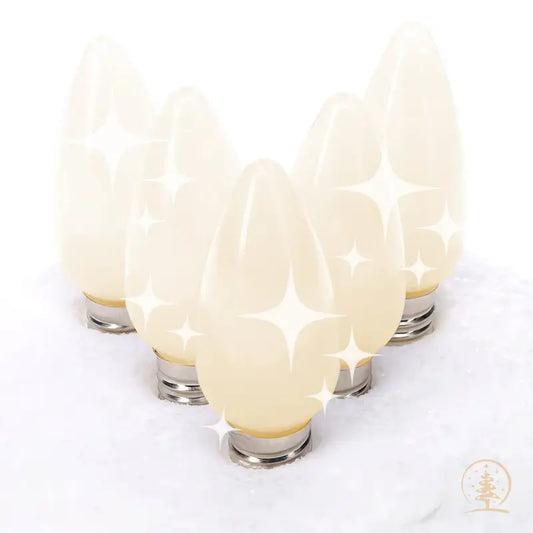 C9 Twinkle Warm White ProCore LED Christmas Light Bulbs Pack of 25 - Christmas Lights