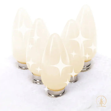 C9 Twinkle Warm White ProCore LED Christmas Light Bulbs Pack of 25 - Christmas Lights