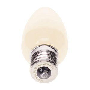 C9 Warm White  LED Christmas Light Bulbs, Opaque, Pack of 25, TWINKLE Christmas Lights Guanyi