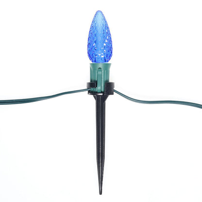 Clips 5’’ Lawn Speed Stake Yard Stake Pack of 25 - Christmas Light Installation Accessories