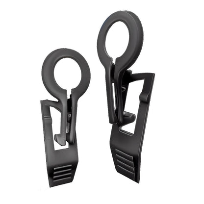 Clips TuffClips Wedge Clip C7 Christmas Light Clips Pack of 100 - Black - Christmas Light Installation Accessories