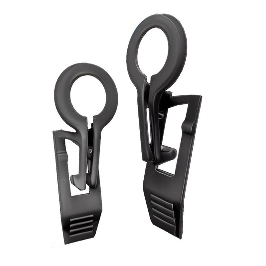 Clips TuffClips Wedge Clip C7 Christmas Light Clips Pack of 100 - Black - Christmas Light Installation Accessories
