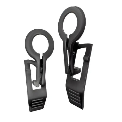 Clips TuffClips Wedge Clip C7 Christmas Light Clips Pack of 100 - Black - Christmas Light Installation Accessories