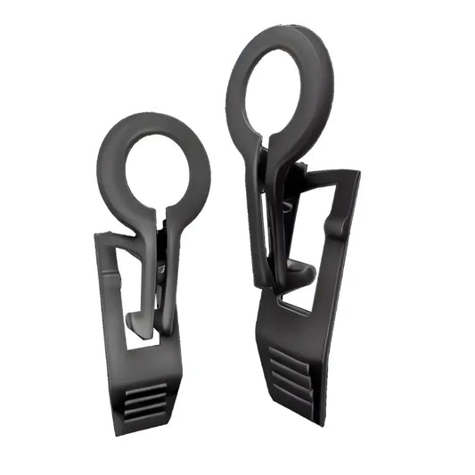 Clips TuffClips Wedge Clip C7 Christmas Light Clips Pack of 100 - Black - Christmas Light Installation Accessories