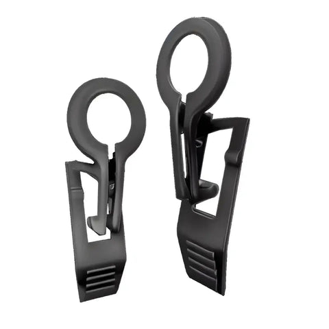 Clips TuffClips Wedge Clip C9 Christmas Light Clips Pack of 100 - Black - Christmas Light Installation Accessories