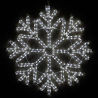 24" LED 40 Point Snowflake, Cool White