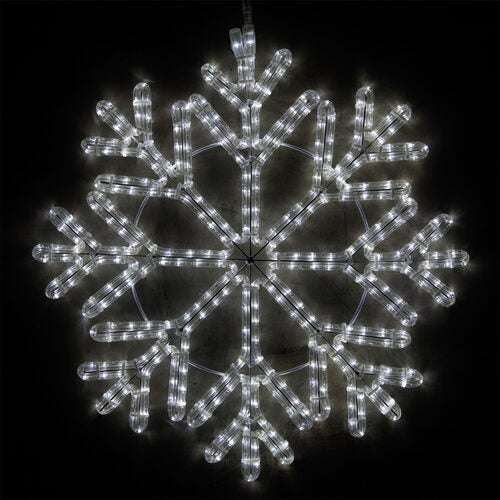 24" LED 40 Point Snowflake, Cool White