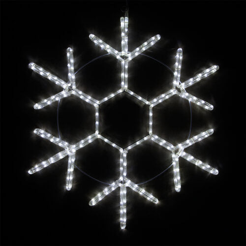 36" LED 18 Point Snowflake, Cool White