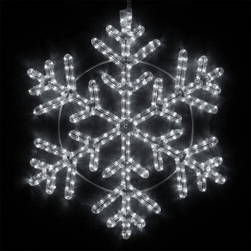 24" LED 42 Point Snowflake, Cool White