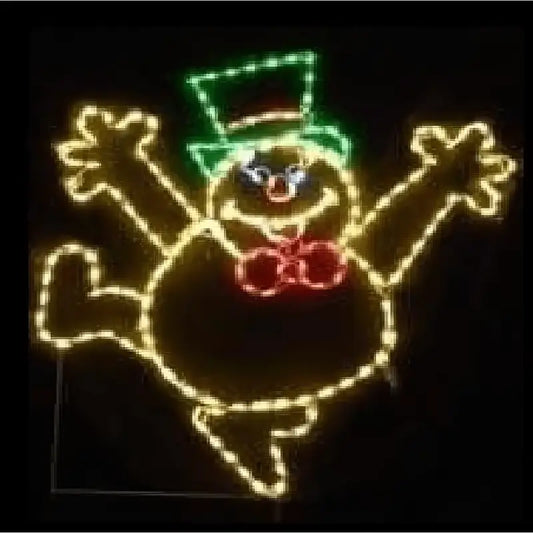 Dancing Frosty - Wireframes Displays and Yard Art