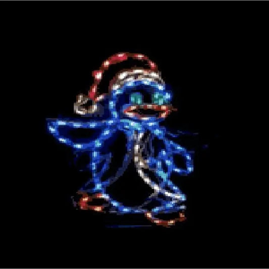 Dancing Penguin Animated - Wireframes Displays and Yard Art