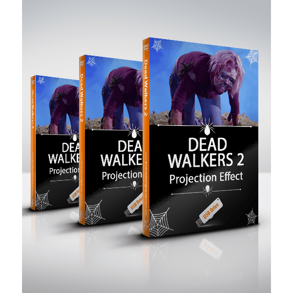 Dead Walkers 2 (Zombies 3), Walking Dead Projection Effect, USB Version - The Christmas Light Emporium