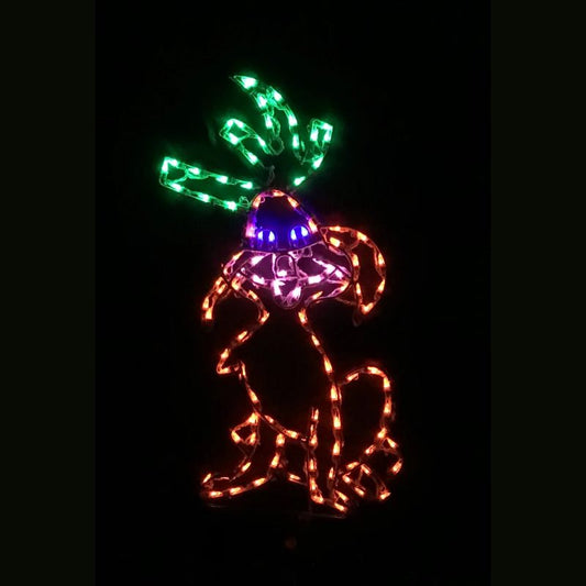 Dog with Antlers - Wireframes Displays and Yard Art