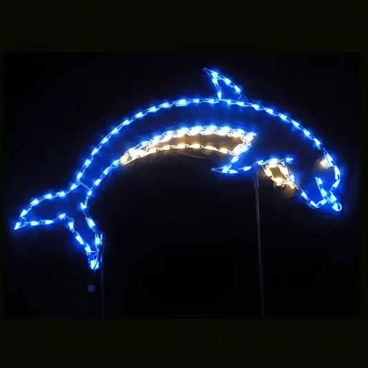 Dolphin Outline Wireframes Displays and Yard Art