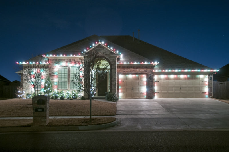Lights on House