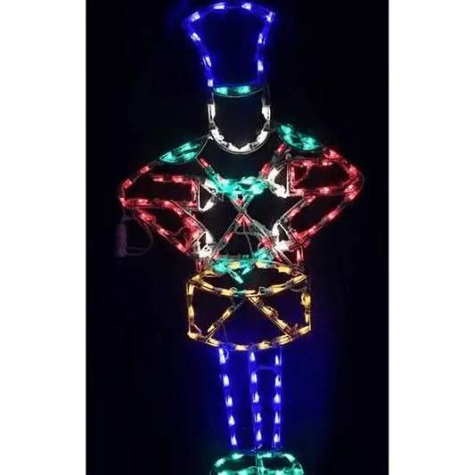 Drumming Soldier Animated 4’ - Wireframes Displays and Yard Art