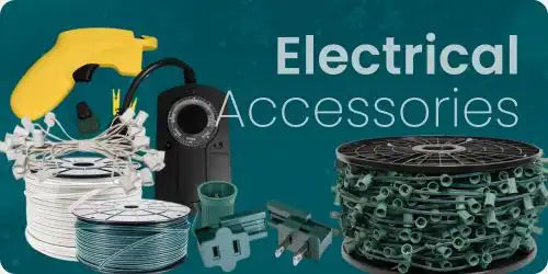 Electrical accessories for installing Christmas lights