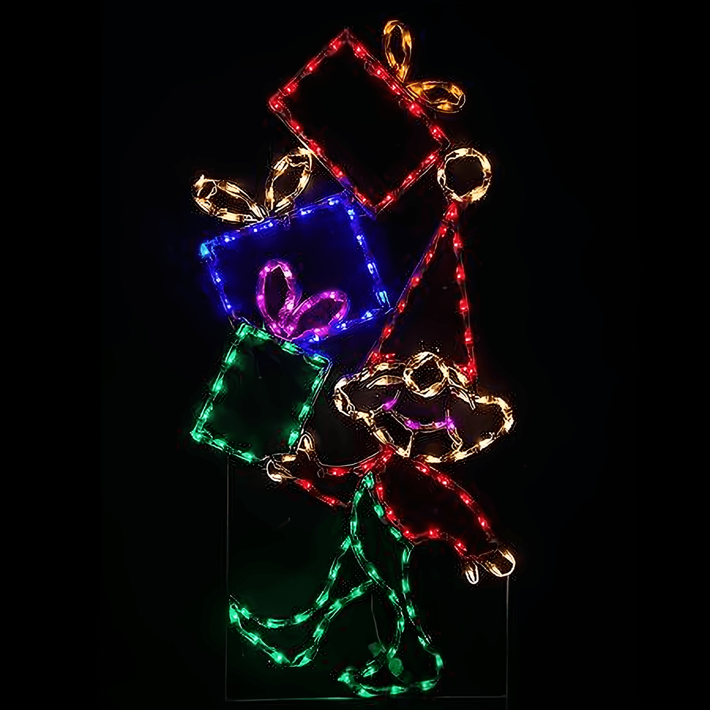 Elf Carrying Packages - The Christmas Light Emporium