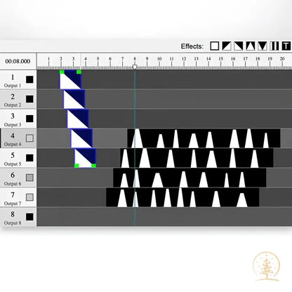 GFade - 8 Channel Fully Programmable Christmas Light Chase Controller - Now w/ GFade Sync! - Christmas Light