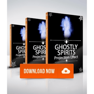 Ghostly Spirits, Projection Effect, Digital Download Digital Decorations and Projection Effects Hyers Media