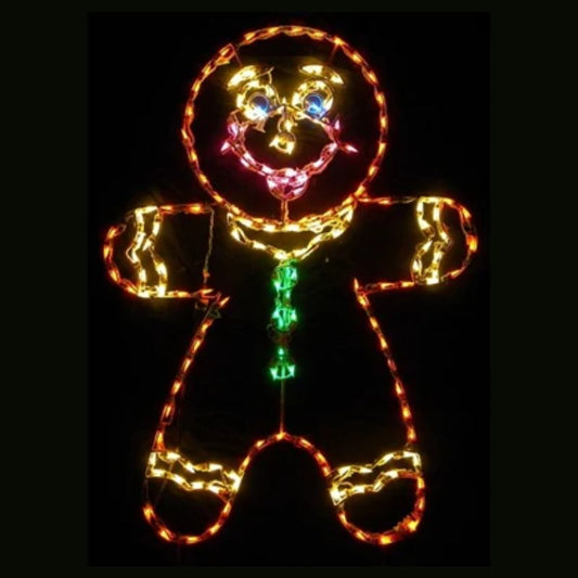 Gingerbread Boy - Wireframes Displays and Yard Art