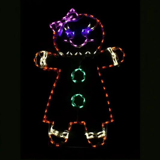 Gingerbread Girl Wireframes Displays and Yard Art