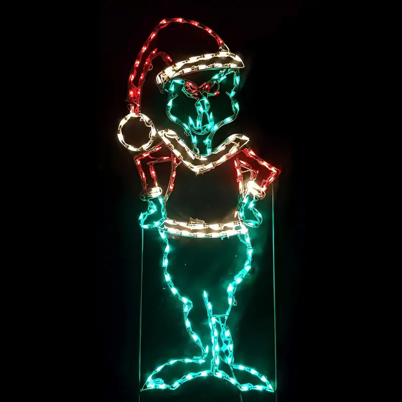 Green Monster (Grinch) - Wireframes Displays and Yard Art