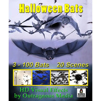 Halloween Bats, Projection Effect, USB Version