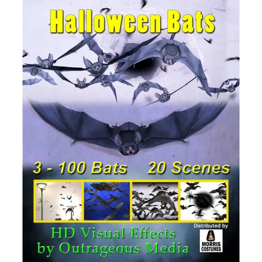 Halloween Bats Projection Effect USB Version - Digital Decorations and Projection Effects