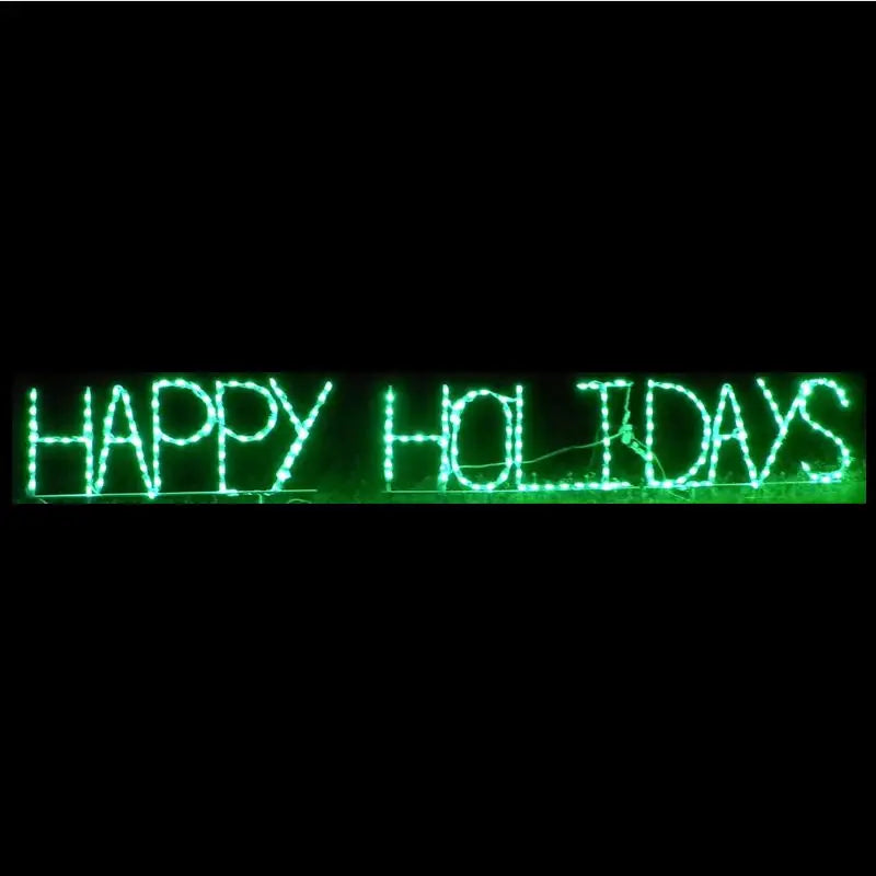 Happy Holidays Block Wireframes Displays and Yard Art