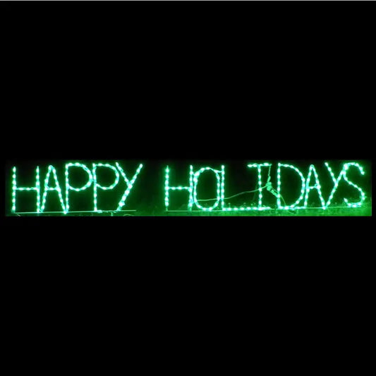 Happy Holidays Block Wireframes Displays and Yard Art