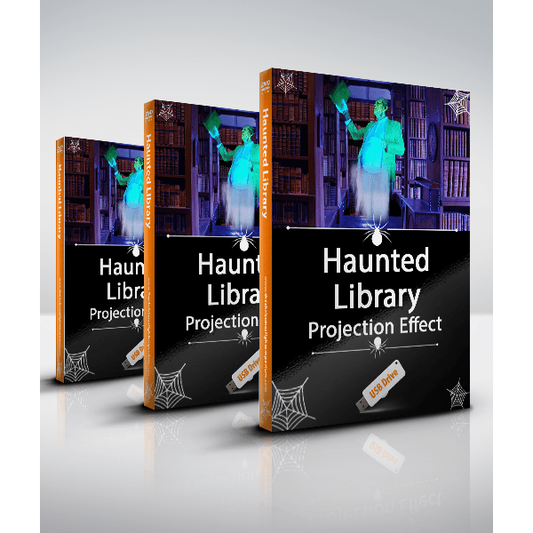 Haunted Library, Projection Effect, USB Version - The Christmas Light Emporium