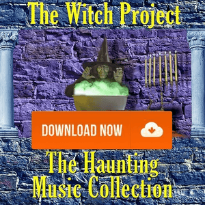Haunting Music, The Witch Project Halloween Music and Sound Effects Digital Decorations and Projection Effects Hyers Media