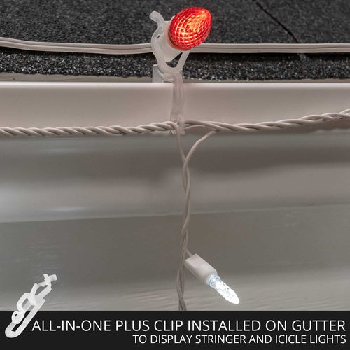 Clips, All-In-One Christmas Light Clip, Pack of 100