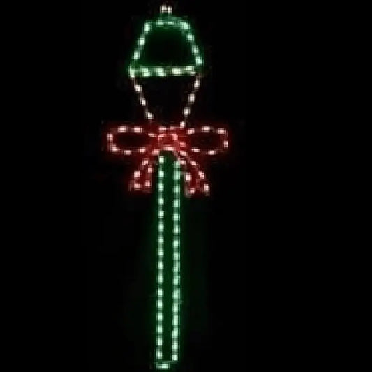 Lamp Post with Bow - Wireframes Displays and Yard Art