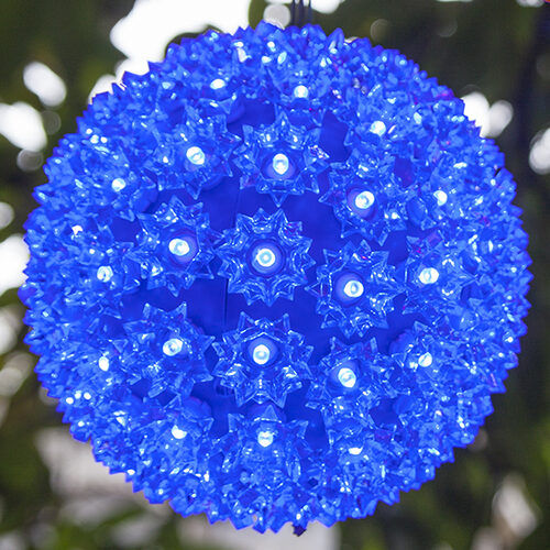7.5" Blue 5mm LED Starlight Sphere