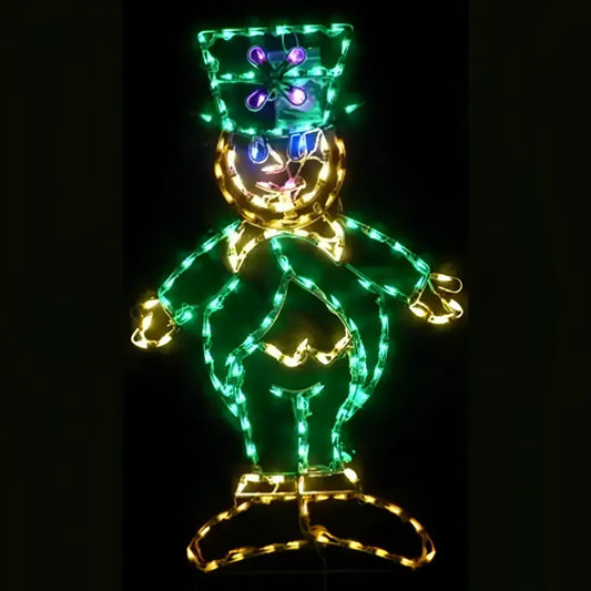 Leprechaun St. Patricks Day Wireframes Displays and Yard Art