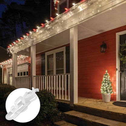 Clips, All-In-One Christmas Light Clip, Pack of 100