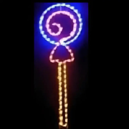 Lollipop Christmas Wireframes Displays and Yard Art