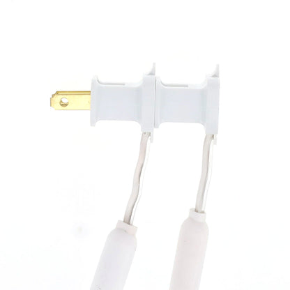 M5 Cool White LED Icicle Lights 70 Bulbs 7.5ft Long White Wire - Christmas Lights